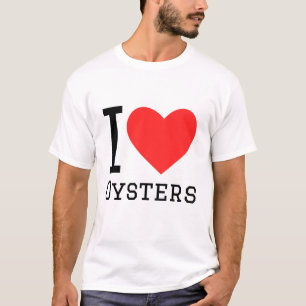 I kärlek ostron t shirt