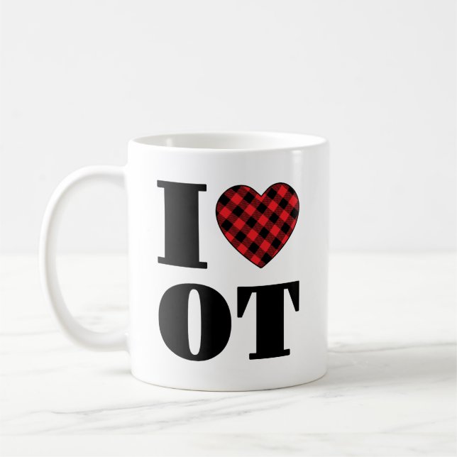 I Kärlek OT-behandling Kaffemugg (Vänster)