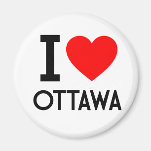 I Kärlek Ottawa Magnet