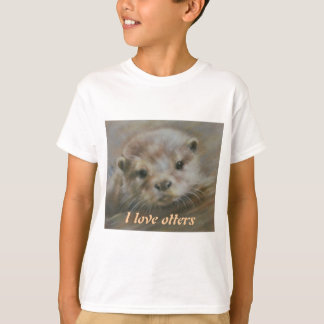 I kärlek otters t-shirt
