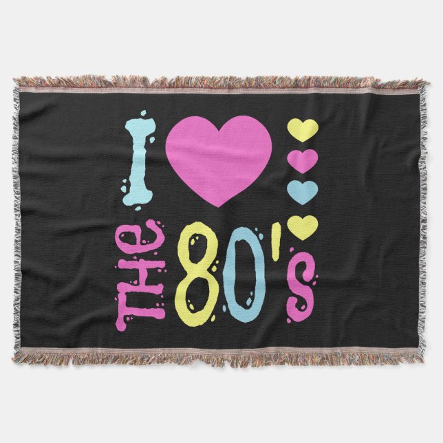 I Kärlek på 80-talet Disco Costume Filt (Framsidan)