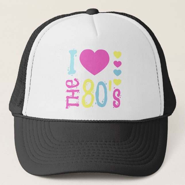 I Kärlek på 80-talet Disco Costume Keps (Framsida)