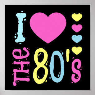 I Kärlek på 80-talet Disco Costume Poster