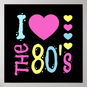 I Kärlek på 80-talet Disco Costume Poster