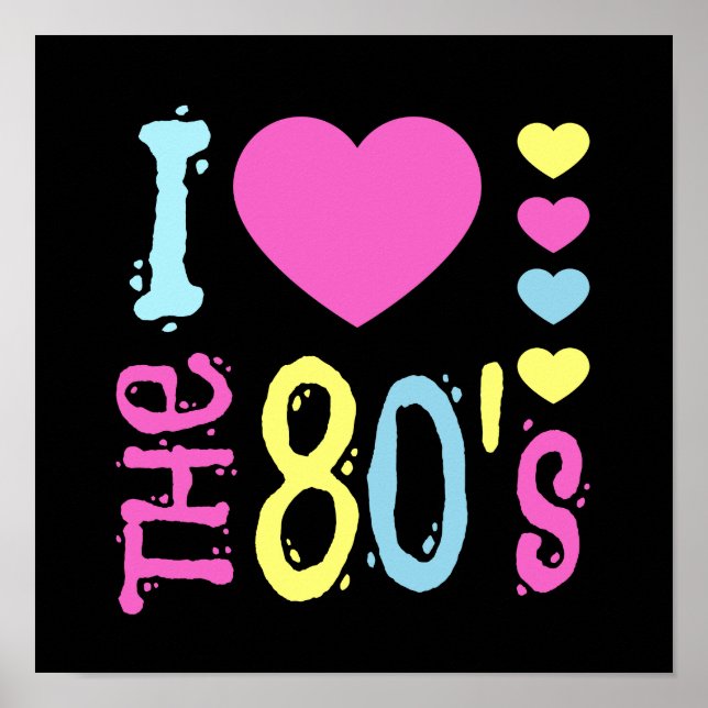 I Kärlek på 80-talet Disco Costume Poster (Framsidan)