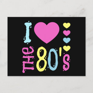I Kärlek på 80-talet Disco Costume Vykort