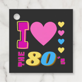 I Kärlek på 80-talet Gåvor Etiketter