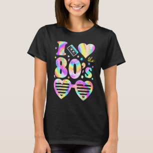 I Kärlek på 80-talet.. -... - Hjärtar 80-talets fä T Shirt