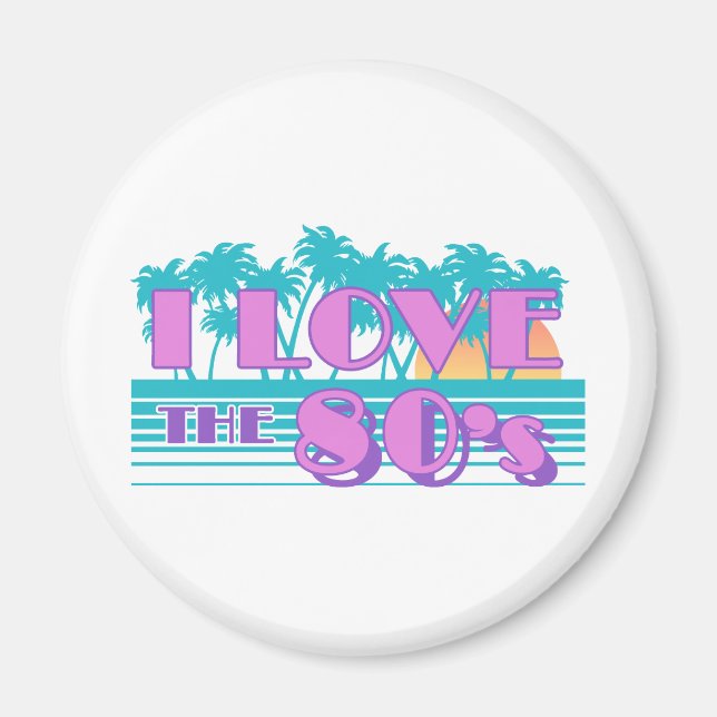 I Kärlek på 80-talet Magnet (Framsidan)