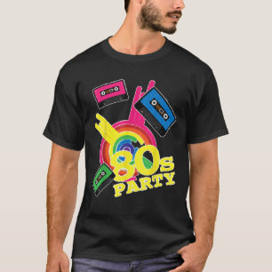 I Kärlek på 80-talet Party T Shirt Funny Retro Äls
