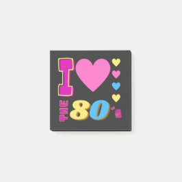 I Kärlek på 80-talet Post-it Block