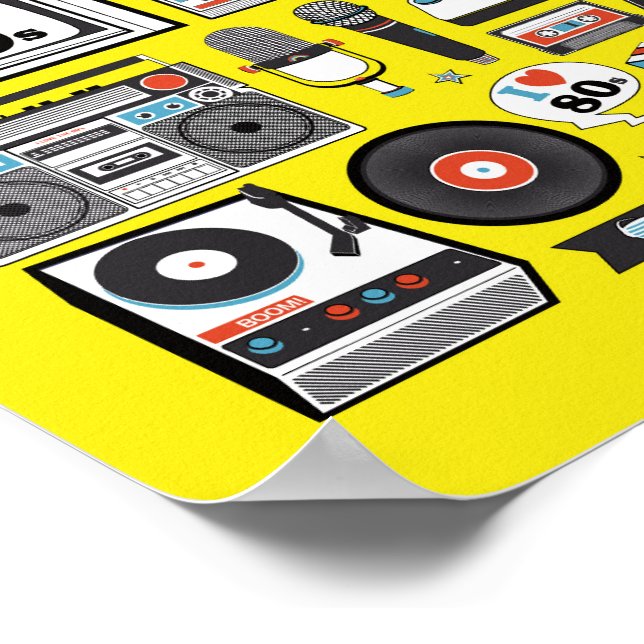 I Kärlek på 80-talet Poster (Hörn)