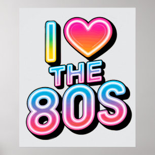 i kärlek på 80-talet poster