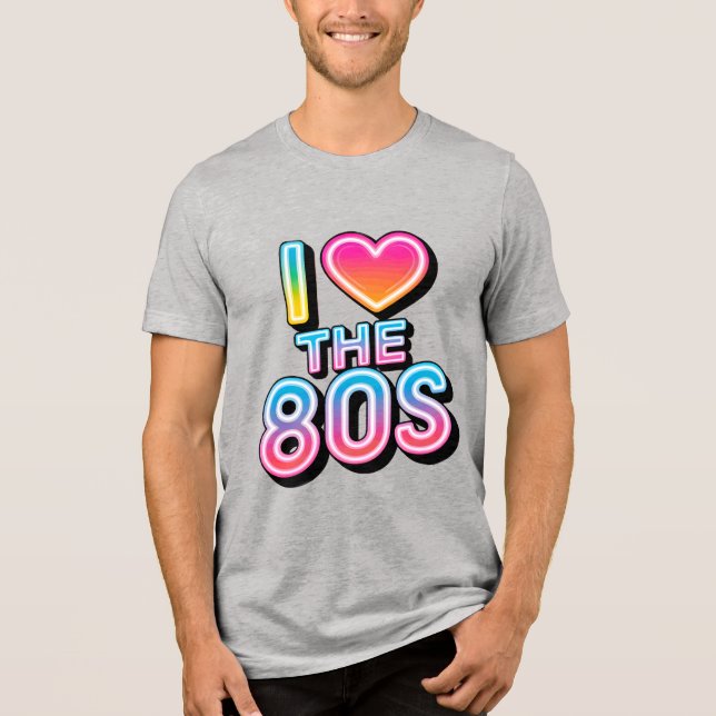 I kärlek på 80-talet t shirt (Framsida)