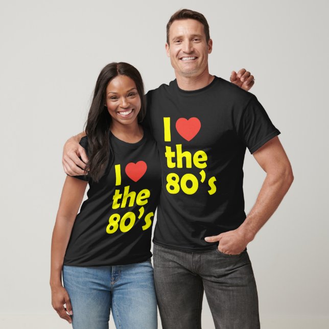 I Kärlek på 80-talet T Shirt (Unisex)