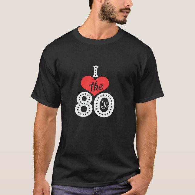 I kärlek på 80-talet t shirt (Framsida)