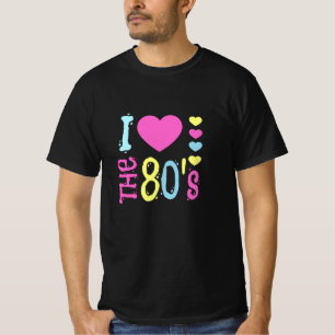 I Kärlek på 80-talets Disco Costume T Shirt