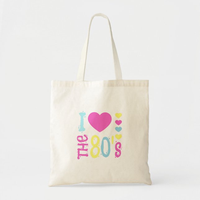 I Kärlek på 80-talets Disco Costume Tygkasse (Framsidan)