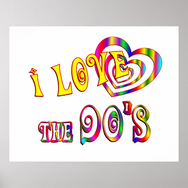 I Kärlek på 90-talet Poster (Framsidan)