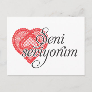 I kärlek på turkiska - Seni seviyorum Vykort