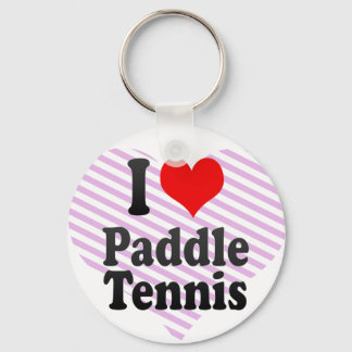 I kärlek Paddle Tennis Nyckelring