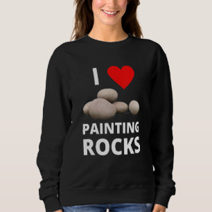 I Kärlek Painting Sten Heart Sten Kindness Paint H T Shirt