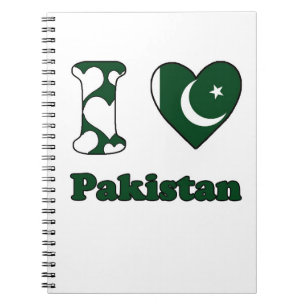 I kärlek Pakistan Anteckningsbok