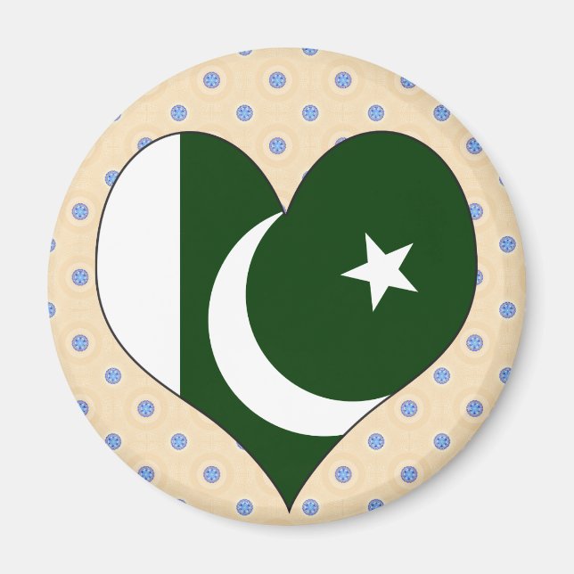 I Kärlek Pakistan Magnet (Framsidan)