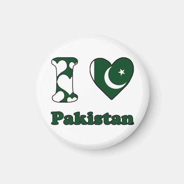 I kärlek Pakistan Magnet (Framsidan)