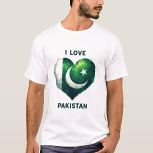 I kärlek Pakistan T Shirt
