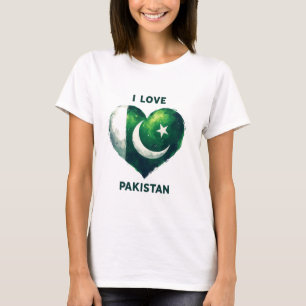 I kärlek Pakistan T Shirt