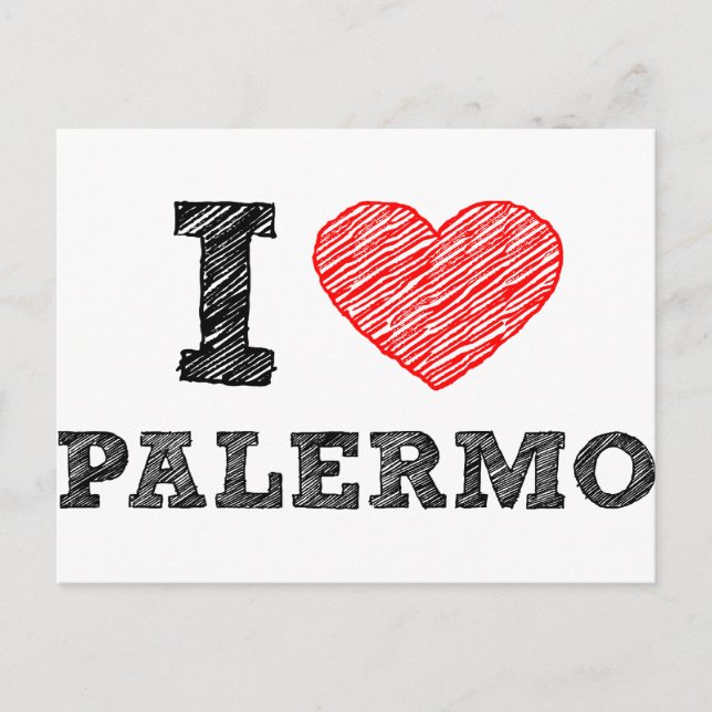 I kärlek Palermo Vykort (Framsida)
