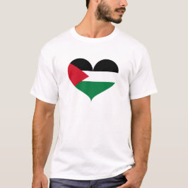 I Kärlek Palestina Flagga T Shirt