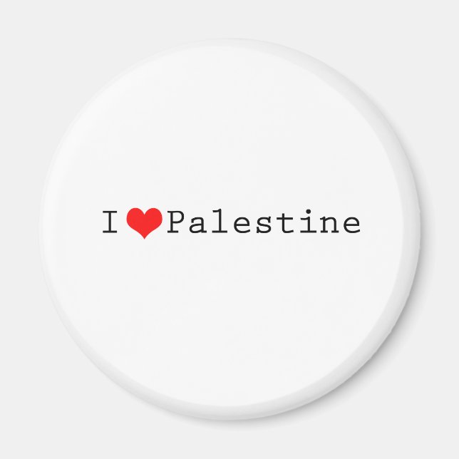 I kärlek Palestina Magnet (Framsidan)