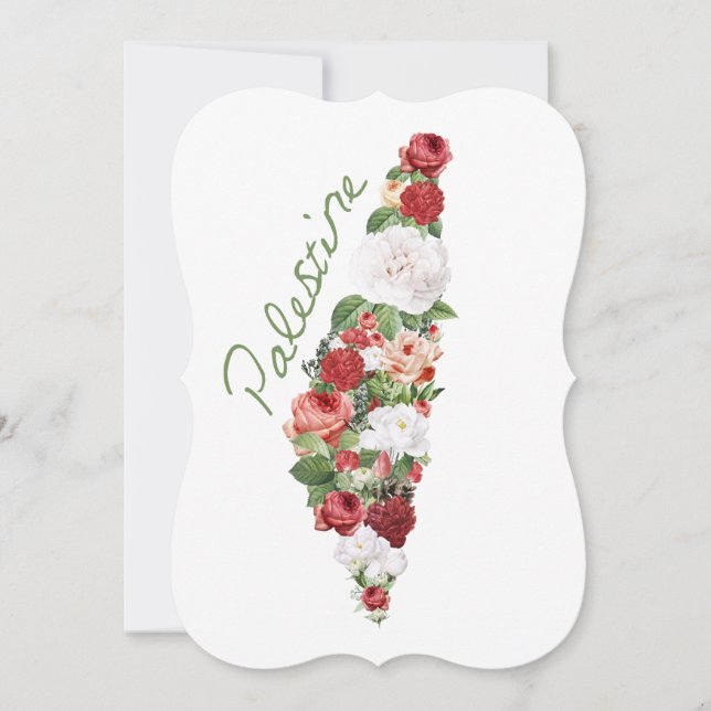 I Kärlek Palestina Mitt hemland Palestina Karta Gr (Framsida)