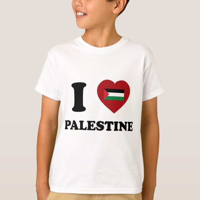 I Kärlek Palestina T-shirt (Framsida)