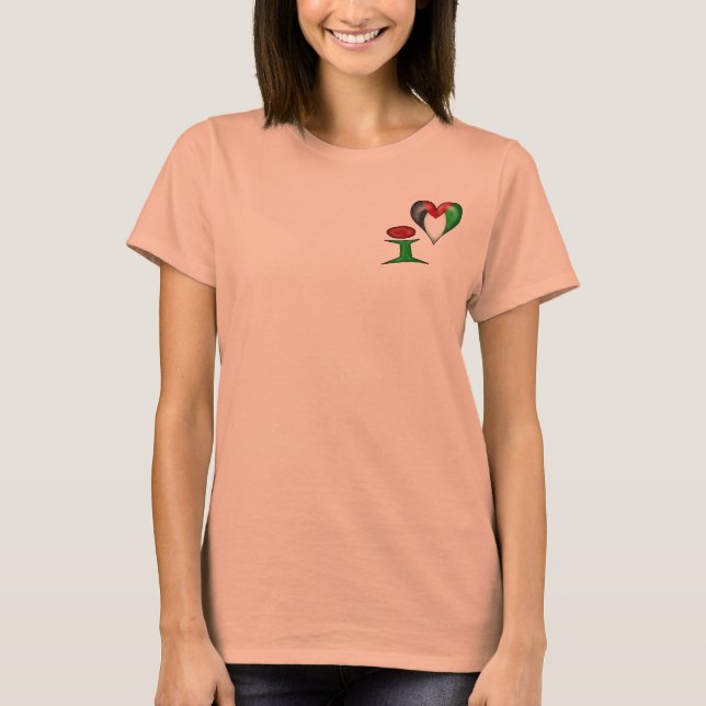 I kärlek Palestina Tee (Framsida)