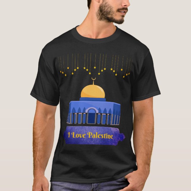 (I Kärlek Palestine) T-Shirt (Framsida)