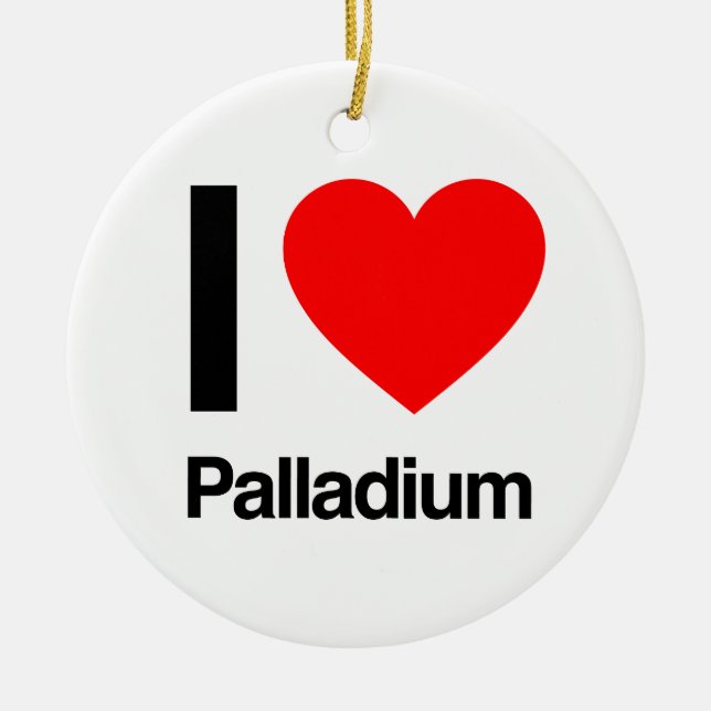 i kärlek palladium julgransprydnad keramik (Framsidan)