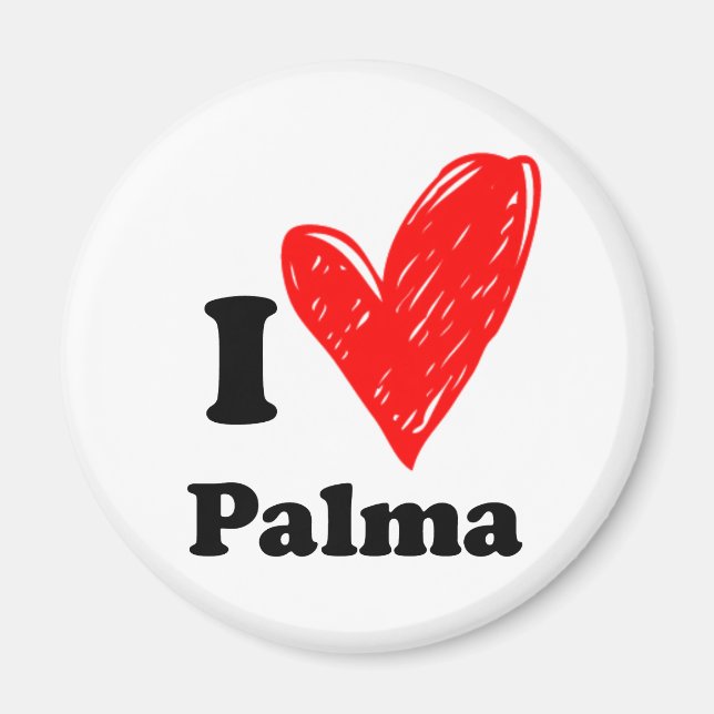 I Kärlek Palma Magnet (Framsidan)