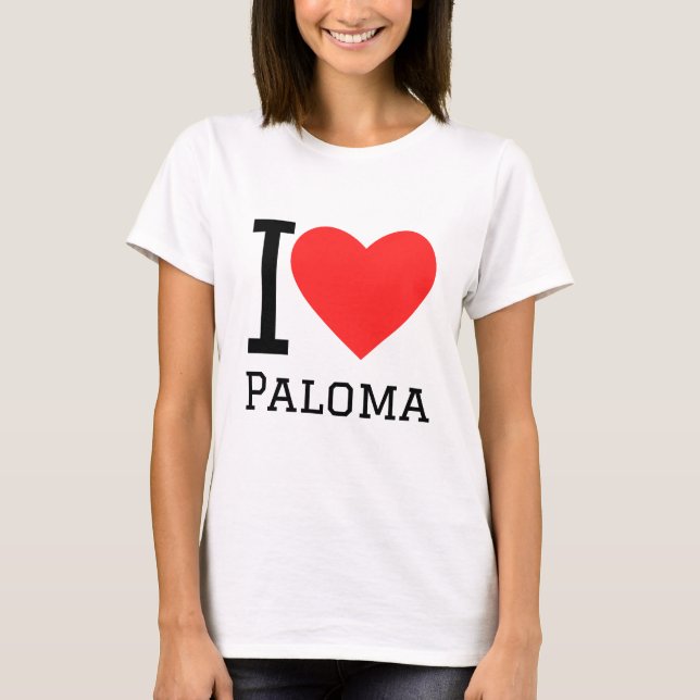 I kärlek Paloma T Shirt (Framsida)