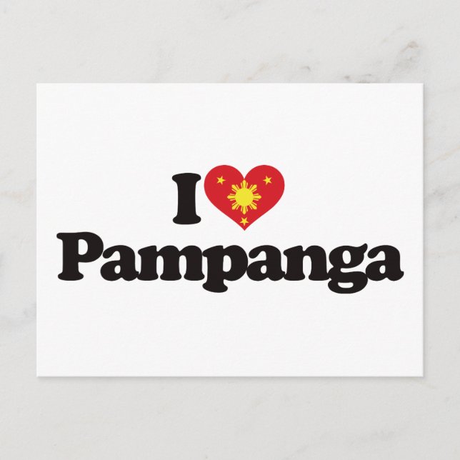 I Kärlek Pampanga Vykort (Framsida)