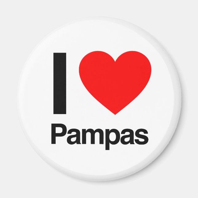i kärlek pampas magnet (Framsidan)