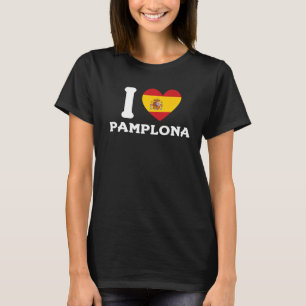 I Kärlek Pamplona Spain Heart Spain Premium T Shirt