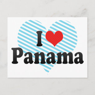 I Kärlek Panama Vykort