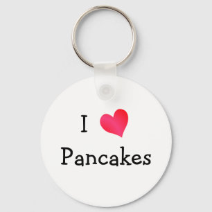 I Kärlek Pancakes Nyckelring