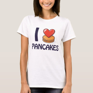 I kärlek Pancakes T-Shirt