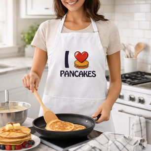 I kärlek Pancakes T-Shirt Förkläde