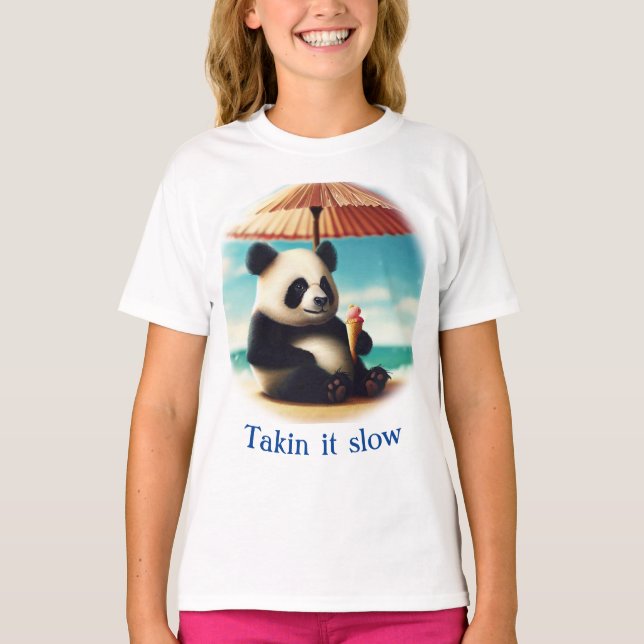 I kärlek panda Bears T Shirt (Framsida)