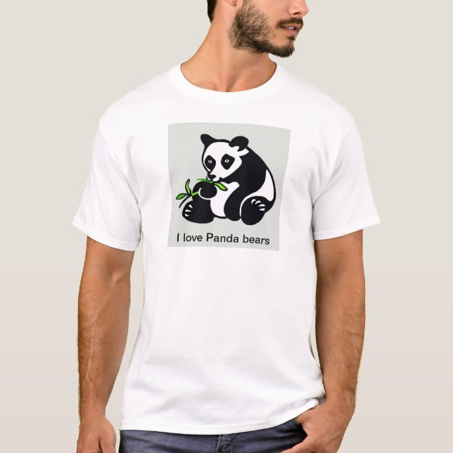 I kärlek Panda Bears - Wildlife warrior - Natur T Shirt (Framsida)